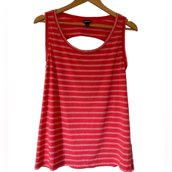 Patagonia Pink Stripe Organic Cotton Tank Top - Picture 16 of 16